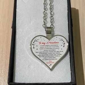 Brand New Necklace for Grandmother (Charm with Chain)